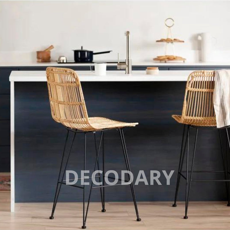 tabourets Balka en rotin naturel-DECODARY©