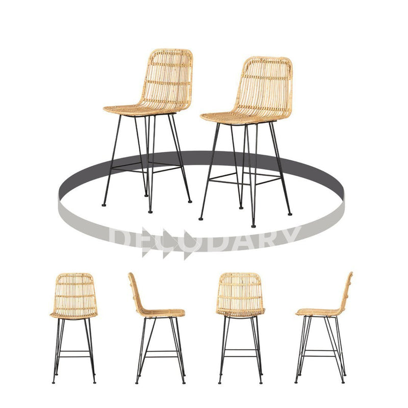 tabourets Balka en rotin naturel-DECODARY©