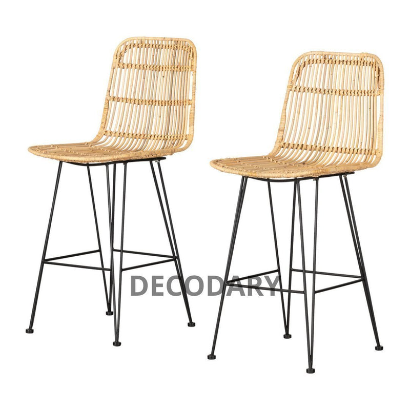 tabourets Balka en rotin naturel-DECODARY©