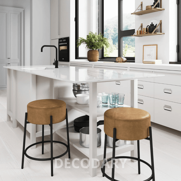 Tabouret de cuisine Velora similicuir