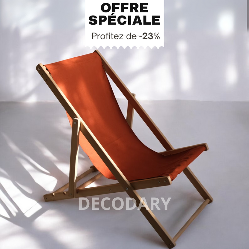 Duo Transat Extérieur avec Table – Collection Jardin Decodary